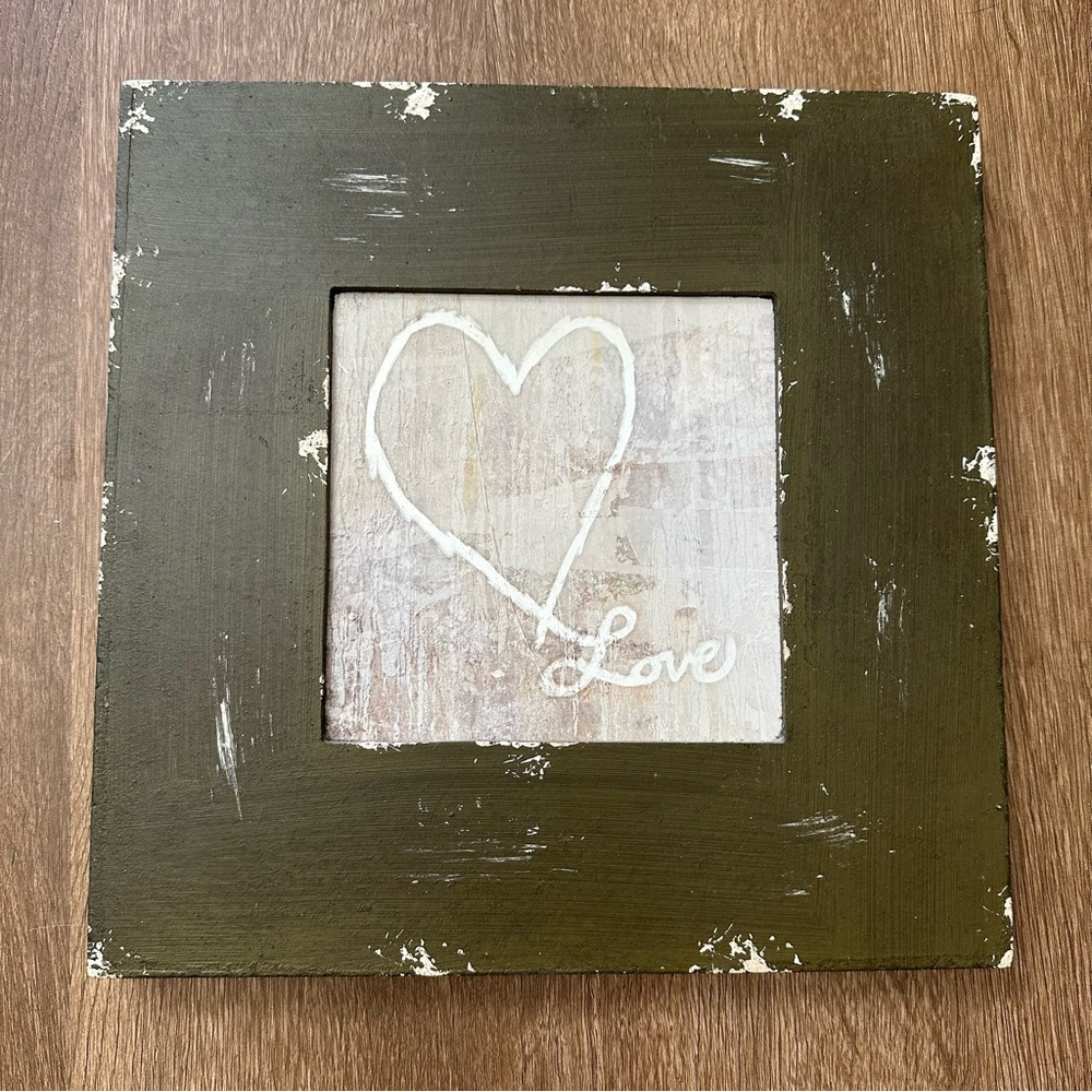 Hobby Lobby 🤎 Dark Brown “Love” Wall Art